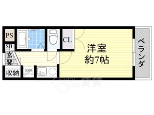 marry茨木【3階】の間取り