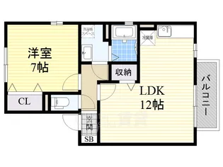 花・水・木【2階】の間取り