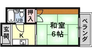 大阪府茨木市別院町【マンション】の間取り