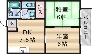 ハイツ天野【2階】の間取り