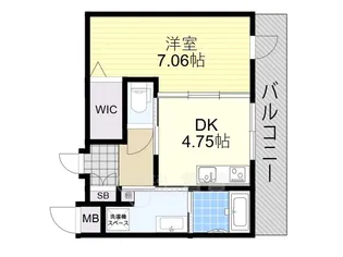 ラ・リュールMJ【1階】の間取り