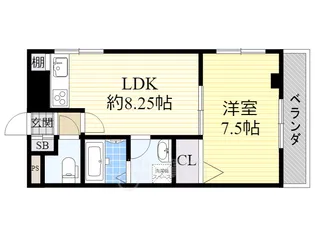 福山ビル【2階】の間取り