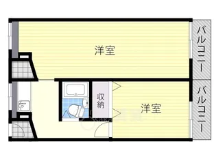 ネオコーポ都 東棟【2階】の間取り
