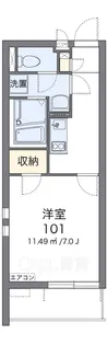 大阪府茨木市東奈良2丁目【マンション】の間取り