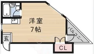 大阪府茨木市中総持寺町【アパート】の間取り