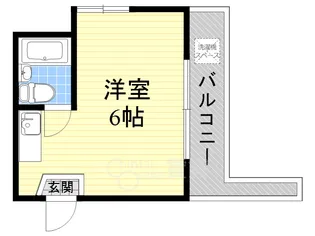 ロイヤル摂津【5階】の間取り