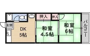 マンションコトブキ【5階】の間取り