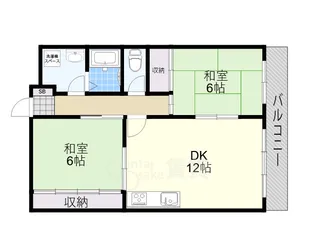 サークハイツ【2階】の間取り