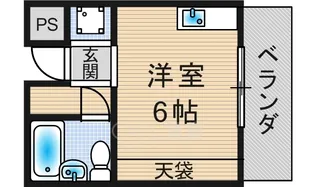 コーポ扇【3階】の間取り