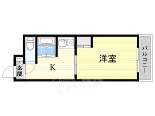 大阪府茨木市東奈良3丁目【マンション】の間取り