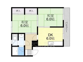 大阪府茨木市上穂積3丁目【マンション】の間取り