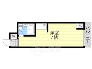 チサンマンション第5新大阪【6階】の間取り