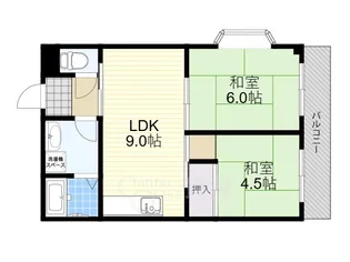 大阪府茨木市上穂積4丁目【マンション】の間取り