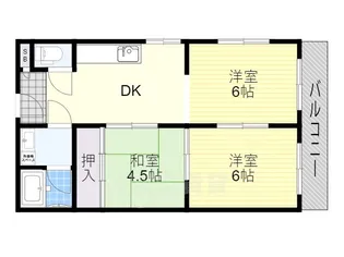 ハイツ山田【2階】の間取り