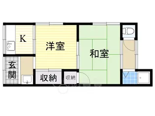 大阪府茨木市玉水町【アパート】の間取り