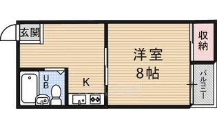 大阪府茨木市中総持寺町【アパート】の間取り