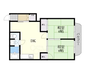 大阪府摂津市正雀2丁目【マンション】の間取り
