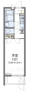 クレイノ楓【2階】の間取り