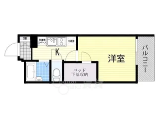 大阪府摂津市三島2丁目【マンション】の間取り