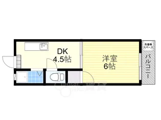 大阪府大阪市淀川区東三国3丁目【マンション】の間取り