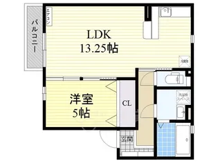 ボナール島【1階】の間取り
