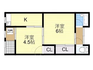 大阪府茨木市橋の内2丁目【アパート】の間取り