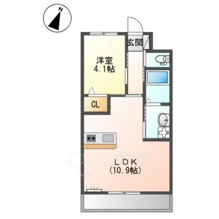 大阪府吹田市山田南【マンション】の間取り