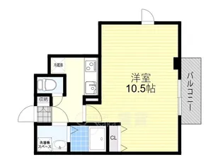リードレジデンス関大前【2階】の間取り