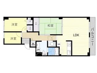 大阪府吹田市藤が丘町【マンション】の間取り
