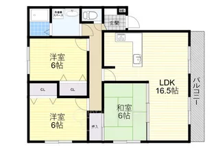 3LDKの間取り画像