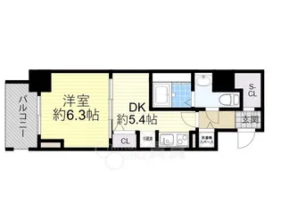 モンリベルテ箕面【10階】の間取り