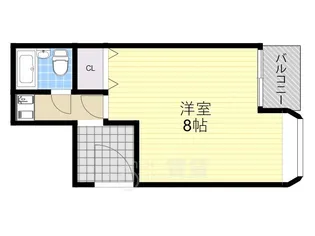 サンパレス21パティオ豊中 B棟【3階】の間取り