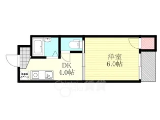 大阪府大阪市東淀川区上新庄3丁目【マンション】の間取り