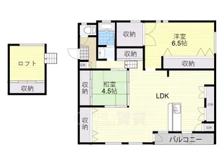 大阪府大阪市東淀川区小松2丁目【マンション】の間取り