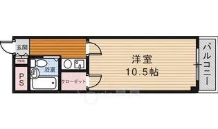 ビラグレース【4階】の間取り