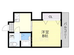 大阪府茨木市上中条2丁目【マンション】の間取り