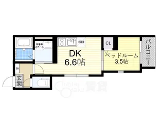 アンジュレジデンス石橋【2階】の間取り