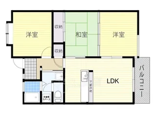 メゾングランドール【3階】の間取り