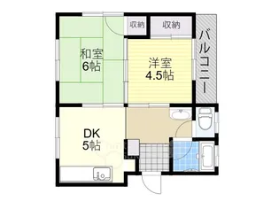 静マンション【2階】の間取り