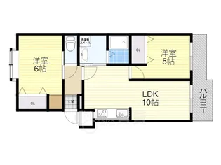 キャピタルハウス1st【2階】の間取り