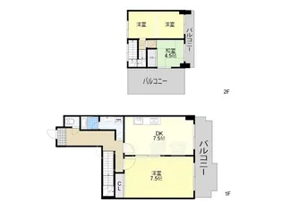 グリーンヴィラ田中【4階】の間取り