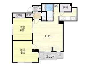 ヒューマンズウェル城南館【5階】の間取り