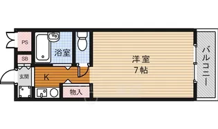 センチュリー蛍池【1階】の間取り
