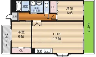 シューンハウゼ【1階】の間取り