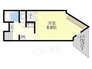 グランメール南江口【5階】の間取り