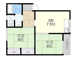 大阪府茨木市上穂積3丁目【マンション】の間取り