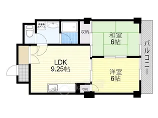 アンシャンテ豊中【3階】の間取り