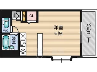 大阪府大阪市東淀川区下新庄5丁目【マンション】の間取り