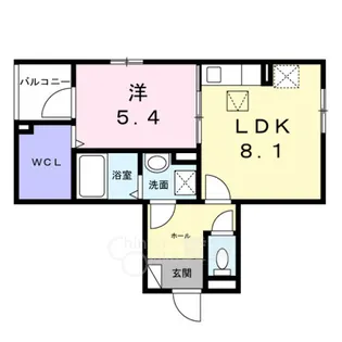 ブリリアンス【1階】の間取り