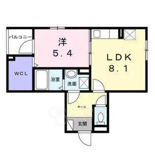 ブリリアンス【2階】の間取り